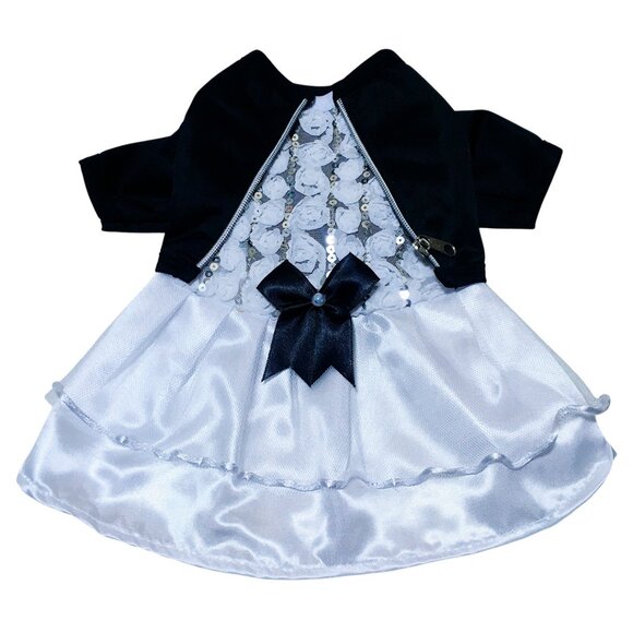 🎃👻 TIFFANY CHUCKY HALLOWEEN CUTE DOG PET CLOTHES TUTU WEDDING DRESS 👻🎃 - Picture 3 of 10